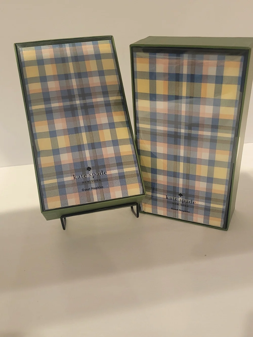 Kate Spade Garden Plaid Guest Napkins